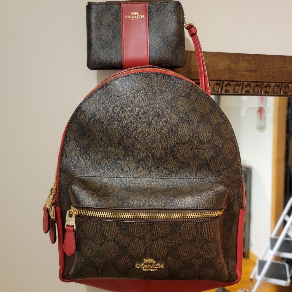 Coach backpack set